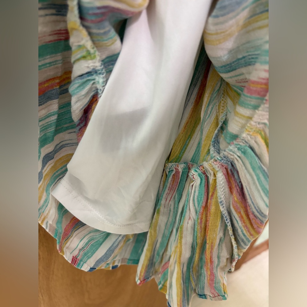 torrid Multicolor Striped Ruffle Sundress - Picture 2 of 5